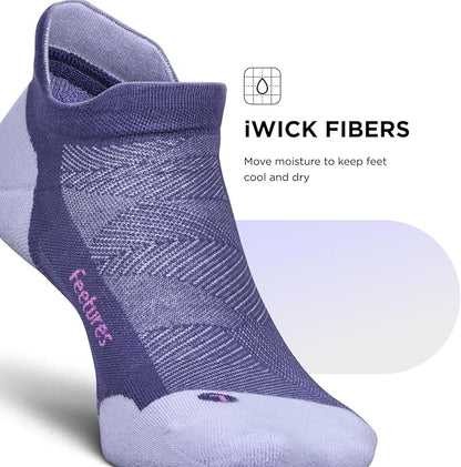 Feetures Elite Golf Max Cushion Tab Ankle Socks - Sport Sock with Targeted Compression