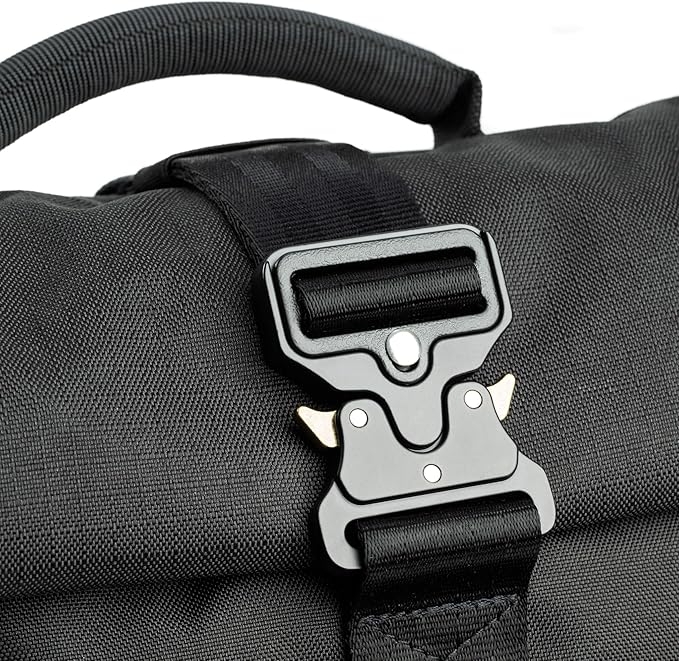 Think Tank FocusPoint 30L RollTop Camera Backpack - Asphalt Black: Expandable Travel & Camera Backpack with Laptop Sleeve, Quick Side and Back Access, Rain Cover – Versatile Photography & Travel Bag