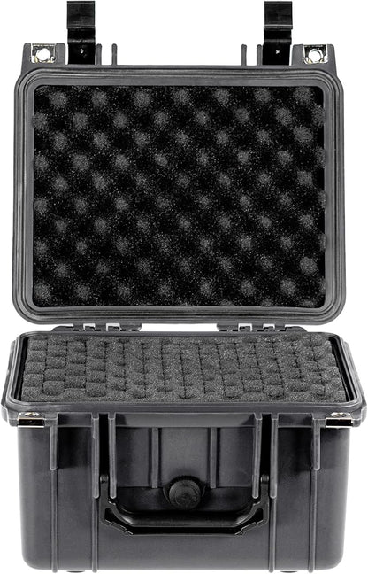 Eylar Small 10.62" Deep Gear, Equipment, Hard Camera Case Waterproof with Foam TSA Standards (Gray)