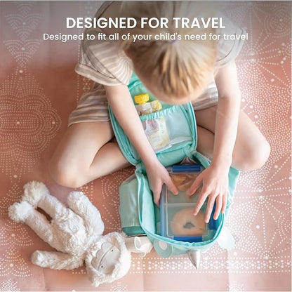 Lulyboo Ultra-Soft Unicorn Toddler Backpack with Detachable Leash & Wrist Tether, Kids Walking Harness with 5 Pockets, Adjustable Child Leash for Ages 1-7, Safety & Fun Travel Gear