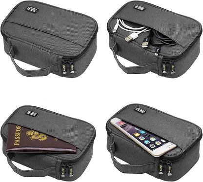 sisma Travel Electronics Organizer Tech Accessories Case Small Carrying Bag for Charging Cables Phone Chargers USB Plugs Power Cords Earbuds Adapter - Special Edition