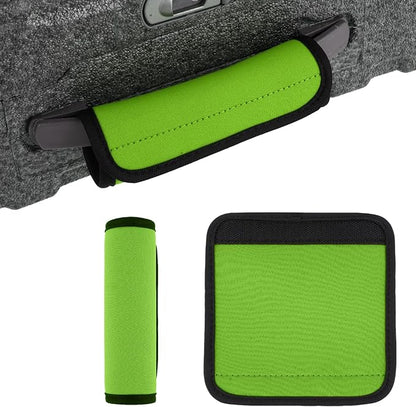 2 Pack Luggage Handle Wraps for Suitcase, Bright Color Comfort Soft Handle Covers Suitcase Luggage Handle Wrap Luggage Tag Wraps Travel Accessories (Fluorescent Green)