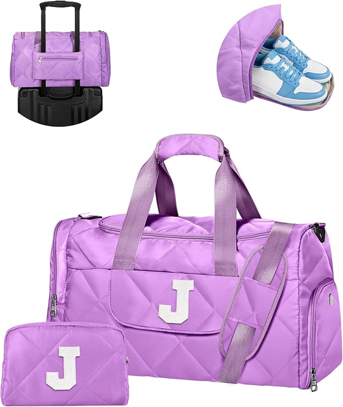 Best Friend Birthday Gifts for Women, Personalized Weekender Bag for Overnight, Airplane Friendly Travel Bag with Toiletries, Unique Gift for Mom, Sister, Teacher, Women, Teens