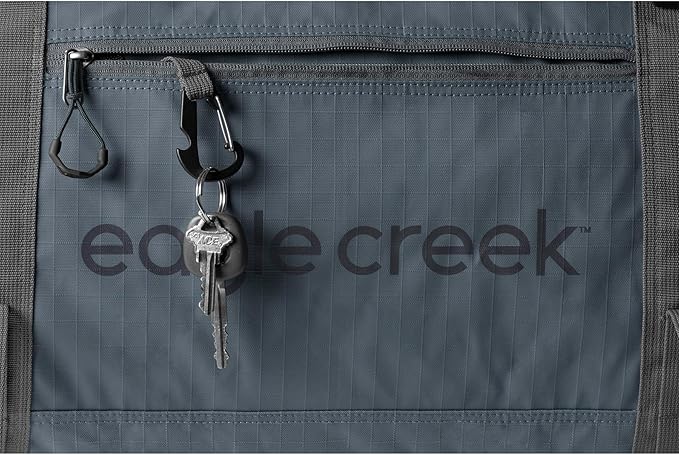 Eagle Creek No Matter What Rolling Duffel - Durable Rolling Bag for Travel - Adjustable Shoulder Strap - Heavy Duty Wheels - Lockable Zippers - Multiple Carry Options - 130L - Smoke