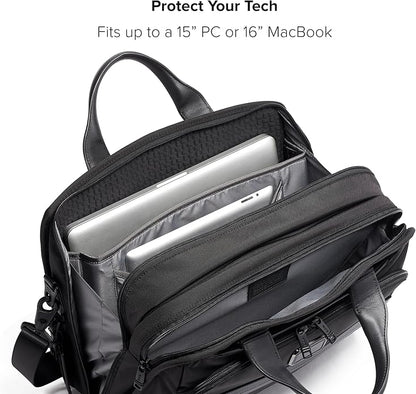 TUMI - Alpha Organizer Brief - Laptop Briefcase for Commute or Travel - Fits Up to 15" Laptop - Removable Shoulder Strap