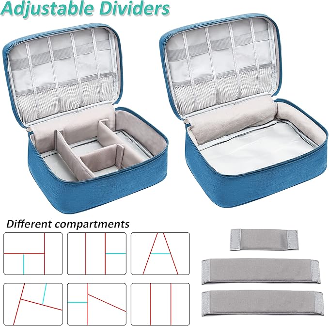 Electronics Organizer Travel Cable Organizer Bag Waterproof Portable Digital Storage Bag Electronic Accessories Case Cable Charger Organizer Case