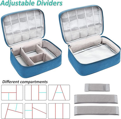 Electronics Organizer Travel Cable Organizer Bag Waterproof Portable Digital Storage Bag Electronic Accessories Case Cable Charger Organizer Case