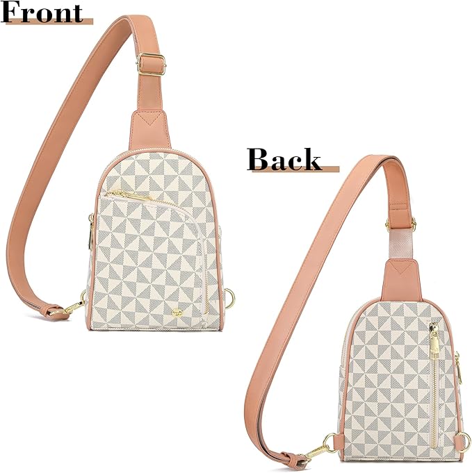 INICAT RFID Blocking Sling Bag,Anti Theft Crossbody Bags for Women,Travel Gifts Cross Body Purses Vegan Leather