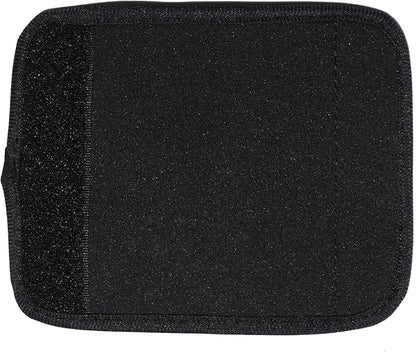 Neoprene Luggage Handle Wraps for Traveling Bright Color Luggage Tags|Handle Wraps|Handle Covers (Black)