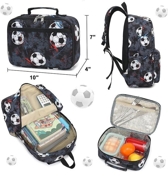 CAMTOP Backpack for Kids, Boys Girls Preschool Backpacks with Lunch Box Toddler Kindergarten School Bookbag Set