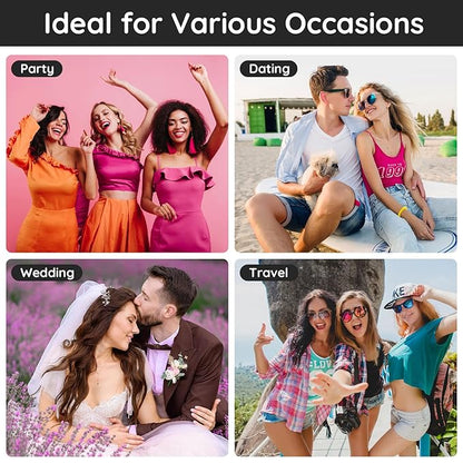Segbeauty 2pcs Travel Perfume Bottle, 20ml Mini Perfume Refillable Bottle Empty, Portable Leakproof Glass Atomizer Sprayer for Perfume Cologne Fine Mist Sprayer Travel Kit Makeup Spray Bottles Set