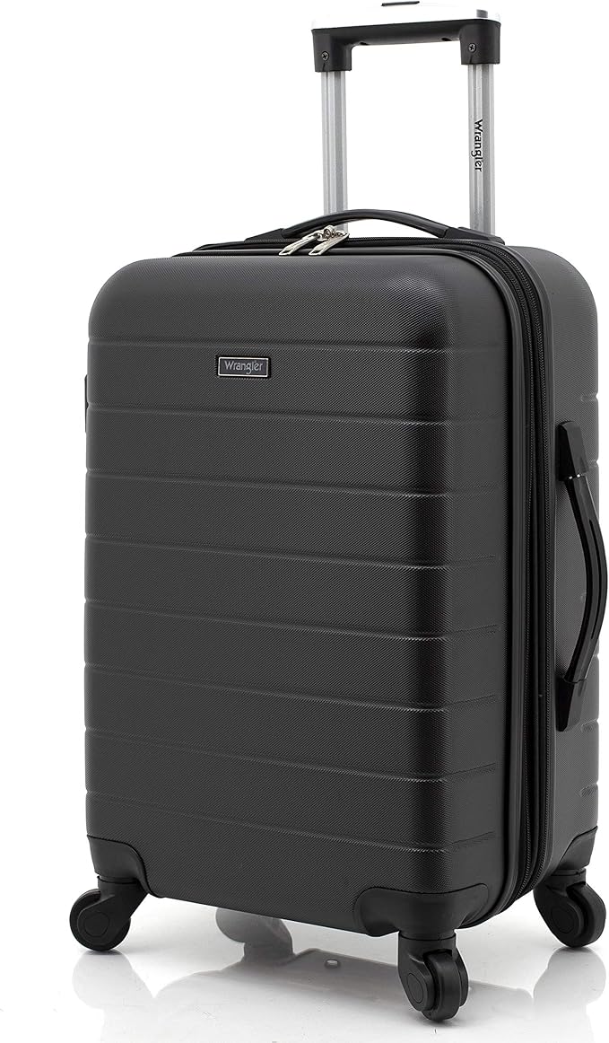 Wrangler 20" Smart Spinner Carry-On Luggage With Usb Charging Port