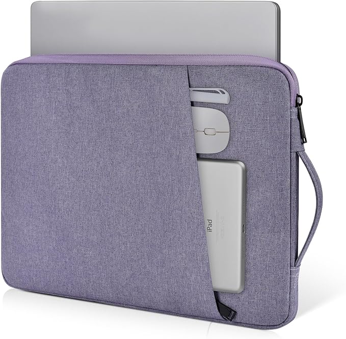 14 Inch Laptop Sleeve Case for HP Chromebook/Stream/Pavilion Plus 14, Lenovo IdeaPad, ASUS Vivobook Go, Dell Latitude Computer Bag, Ultra Violet
