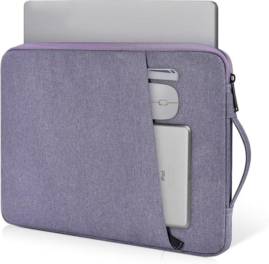 14 Inch Laptop Sleeve Case for HP Chromebook/Stream/Pavilion Plus 14, Lenovo IdeaPad, ASUS Vivobook Go, Dell Latitude Computer Bag, Ultra Violet