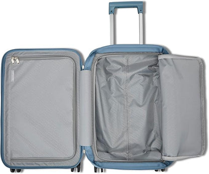 Samsonite UpLIFT Large Checked Hardside Luggage with Spinner Wheels - Airline-Approved, TSA Lock, Adjustable Handle System - Polycarbonate Hard Suitcase for Ultra Lightweight Travel - Elemental Blue