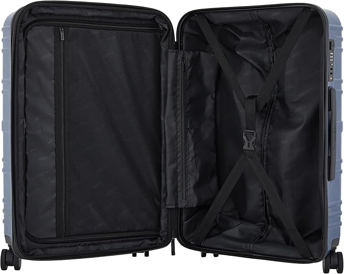 SCOTCH & SODA Rotterdam Expandable Hardside Luggage, Ocean Blue, 3 Piece Set