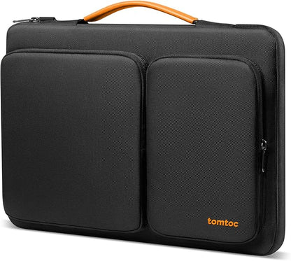 tomtoc 360 Protective Laptop Case for 13-inch New 2025 MacBook Air M4/A3240, M3/A3113, M2/A2681, M1/A2337, 13 in MacBook Pro M2/M1, 13-in Surface Pro 11th AI PC, Water-Resistant Carrying Bag