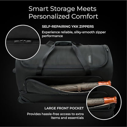 Briggs & Riley Travel Duffel Bag - Weekender & Overnight Luggage for Women & Men, Softside Bag