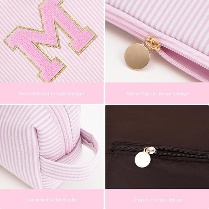 Mothers Day Gifts for Mom,Mum Gifts from Daughter,Birthday Gifts for Wife Sister Her,Mother in Law Gift,Mama Gifts Idea,Makeup Bag Set Cosmetic Bag - Pink,M