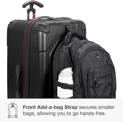Traveler's Choice Maxporter II 30" Hardside Spinner Trunk Luggage, TSA Lock, Black