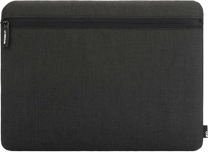 Incase 13-inch Laptop Carry Zip Sleeve - Sea Blue, Polyester, Protecting Laptops During Travel or Transport, Cover for Laptops (Black)