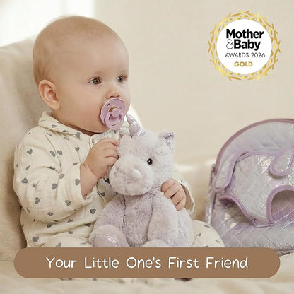 Moonkie Hug & Go Unicorn Toddler Backpack – Soft Plush Bag with Detachable Toy for Girls Aged 2–4 | Perfect for Daycare | Travel & Birthday Gifts for 3-Year-Old Kids