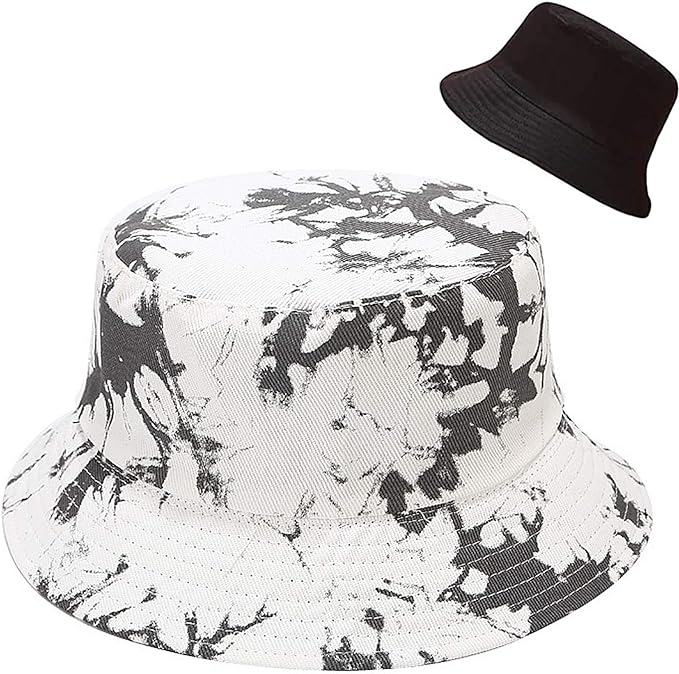 XYIYI Cute Bucket Hat Beach Fisherman Hats for Women, Reversible Double-Side-Wear