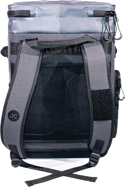 Convertible Cooler Backpack with Dry Storage by JustinCASE | Waterproof Travel Cooler Bag for Drinks, Clothes & Trips