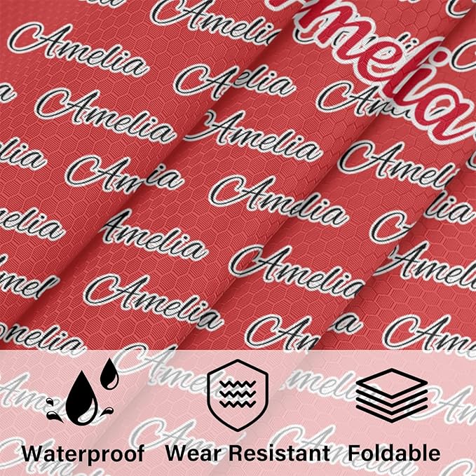 Custom 6 Set Compression Packing Cubes with Name Personalized Compressible Expandable Packing Organizers Luggage Carry On Suitcase Bags Travel Accessories Gifts, Deep Red