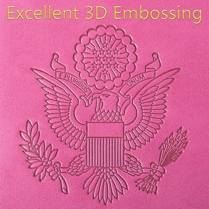 Passport Holder Cover Wallet Travel Essentials RFID Blocking Leather Card Case International Must Haves Travel Accessories for Women Men(101#Pink)