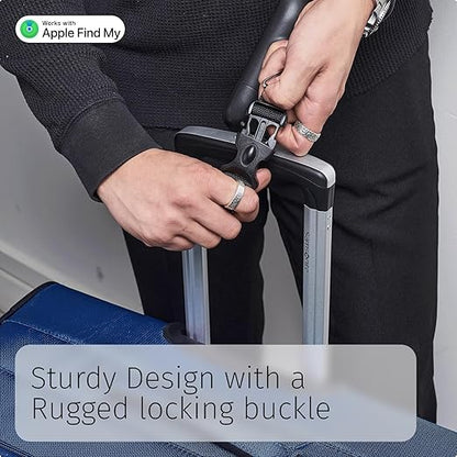 SLIDE INNOVATIONS Digital Luggage Scale, Compatible with Apple Find My (iOS), Suitcase Weight Scale and Tracker, Luggage Weighing Scale with 110-Pound Weight-Indicator Limit, Travel Accessory