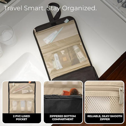 Briggs & Riley Toiletry Kit - Travel Bags for Women & Men, Organizer for Vacation, Dopp Kit for Bathroom Accessories, Makeup, & Skincare