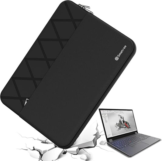 Smatree 12.3 inch Laptop Sleeve for Microsoft Surface Pro 7+/Surface Pro 7, Microsoft Protective Laptop Case with Accessory Pocket, YKK Zipper, Patented Super Corner Design (E431)