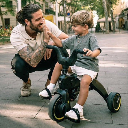 Doona Liki Trike S3, Desert Green - 5-in-1 Compact, Foldable Tricycle - Suitable for Toddlers 10 to 36 Months