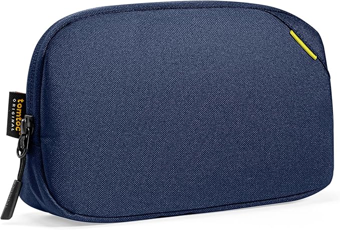tomtoc Recycled Portable Storage Pouch Bag Case Accessories Organizer Compatible with MacBook Laptop Charger, Mouse, Cables and Hard Drive, Also for Smart Phone Accessories and Personal Items
