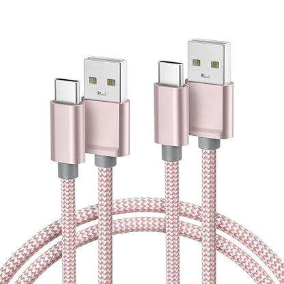 Basesailor USB Type C Charger Cable 3.3FT 2Pack,Charging Cord for Kindle Fire HD 7 2022 12th,10 9th 2019,8 10th 2020,Paperwhite 11th 2021 Generation,Samsung Galaxy A03s,A51,A52,A53,A12 A13,A32 A33,A42