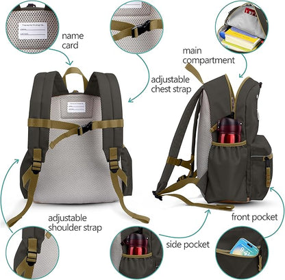 Toddler Backpack for Boys 2-5: Preschool Kindergarten Backpack - 13" Daycare Backpack Fit A4 Folder