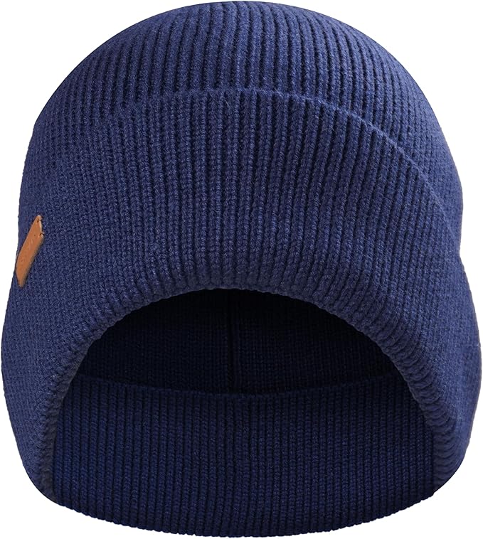 Cole Haan Men's Heritage Rib Cuff Wool Beanie Hat, One Size