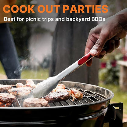 Portable Camping Cooking Utensils Set, Camp Kitchen & Campfire Cooking Equipment, RV Essentials, Camper Must-Haves Accessories, Outdoors Cookware, Christmas Stocking Stuffers Gifts