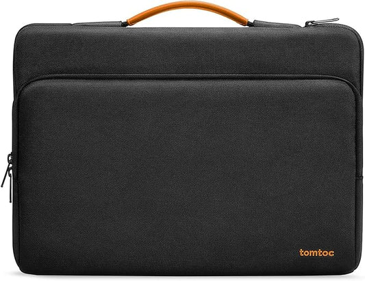 tomtoc 360 Protective Laptop Carrying Case for 15.6 Inch Lenovo, HP, ASUS, Dell, Acer Laptop Notebook Ultrabook, Water-Resistant Shockproof Carrying Case Bag with Accessory Pocket