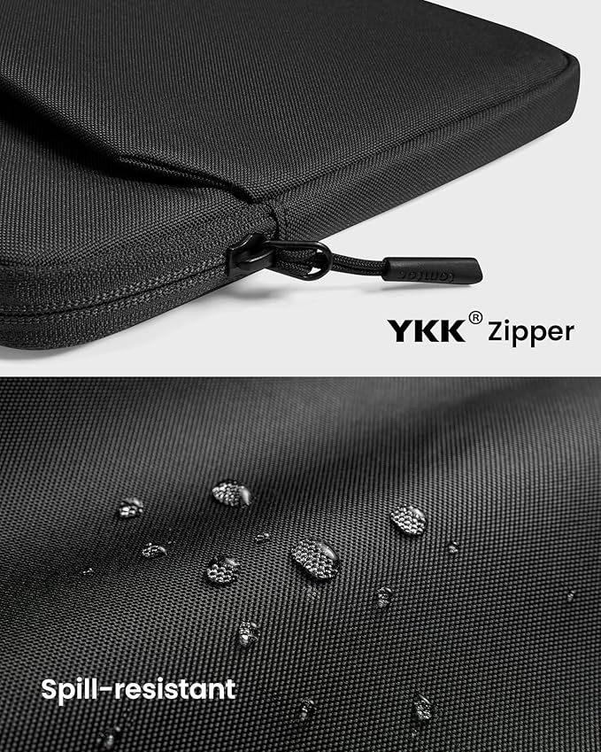 tomtoc Slim Laptop Sleeve for 15-inch 2025 New MacBook Air M4/A3241, M3/A3114, M2/A2941, 15 Inch Microsoft Surface Laptop AI PC/6/5, Dell XPS 15 Plus, Recycled Water-Resistant Protective Case Bag