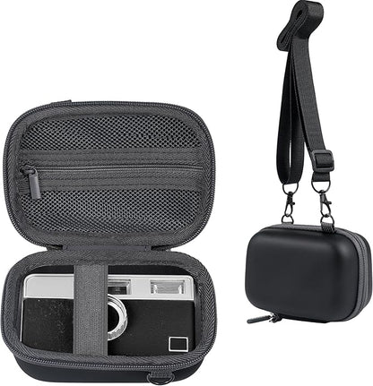 Leayjeen Digital Camera Case Compatible with KODAK EKTAR H35 Half Frame Film Camera and 35mm Kodak Ultramax 400 Color Print Film, Designed with EVA Hard Shell (Case Only) Black