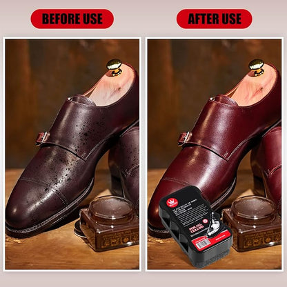 Loopeer 12 Pcs Shoe Shine Sponge Bulk, Instant Leather Shoes Shiner Care for Boots, Leather Accessories Quick Cleaning