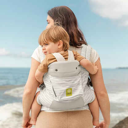 LÍLLÉbaby 3-in-1 Ergonomic CarryOn Airflow Toddler Carrier with Lumbar Support & Breathable Mesh Lining (25-60 lbs), Supportive & Comfortable, Multi-Position Carrying for Hiking & Travel (Marble)