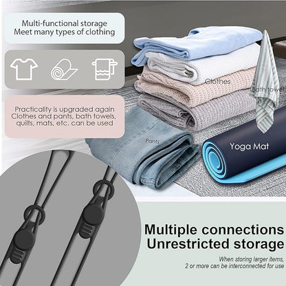 Nearockle Silicone Cable Ties Cord Organizer for Cable Management, 20Pcs 3" and 4.5" Reusable Cable Organizer Electronic Accessories for Home, Office, Kitchen, School, Travel (Black)