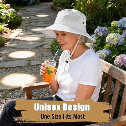 Sun Bucket Hat for Men Women Fishing Beach Safari Hats for Golf Hiking Hunting Outdoor UPF 50+