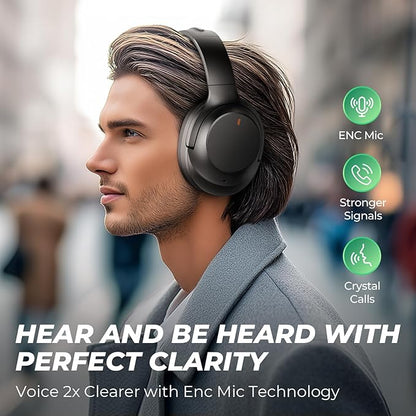 Noise Cancelling Headphones Stocking Stuffers for Men Women Teens Boys Girls: Upgraded HiFi Stereo, 2X Softer Comfort, White Elephant Gifts for Adults, Durable for Traveling/Gym Use/Home Office/School