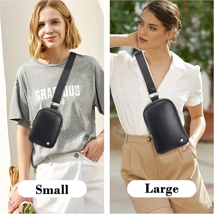 INICAT Small Anti Theft Crossbody Bags for Women, Vegan Leather Sling Cross Body Purse Travel Essentials Teen Girl Gifts