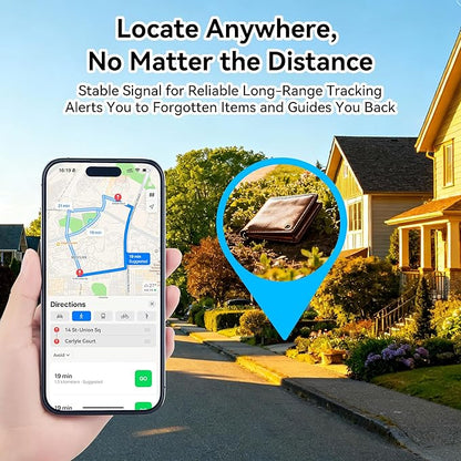 2Pack for Air Tag Wallet Tracker Card 0.07in IP68 Waterproof Bluetooth Tracker Smart Finder, Passport, Work with Apple Find My, Wireless Charging, Card Locator[Apple MFi Certified] iOS Only