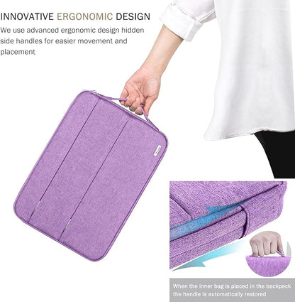 Voova 14 15 Inch Laptop Sleeve Case, Waterproof Computer Bag Cover Compatible with MacBook Air 15 M2/M3/M4 2022-2025, MacBook Pro 15, Hp chromebook 14, 14-15” Dell Lenovo Acer Asus, Lavender